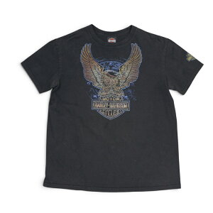 �Ò� Harley Davidson T-shirt Black �n�[���[�_�r�b�h�\�� ���� T�V���c t005hd080