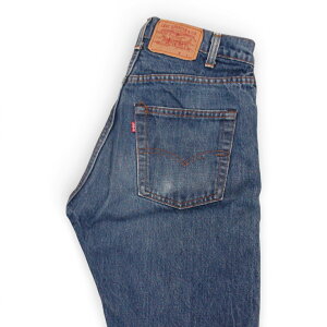 �Ò� 80s USA�� ���[�o�C�X LEVI'S W31×L34 505-0217 Denim Jeans Blue �f�j�� �W�[���Y tlv043