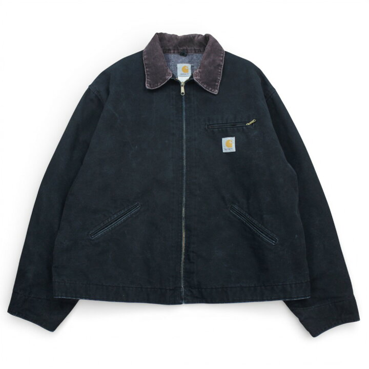 楽天市場】古着 USA製 カーハート Carhartt Detroit Jacket J01 BLK 
