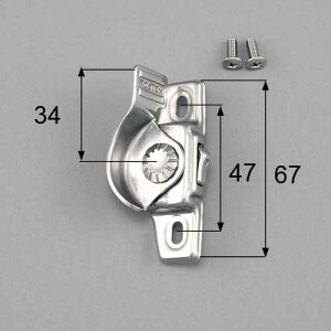 【メール便対応】トステム(LIXIL) サッシ錠(クレセント)左側用 R1Y60
