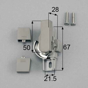 トステム(LIXIL) サッシ錠(クレセント)左側用 W-01L-BZLV 【CP】