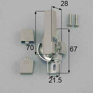 トステム(LIXIL) サッシ錠(クレセント)左側用 W-02L-BZLV 【CP】