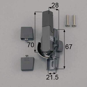 トステム(LIXIL) サッシ錠(クレセント)左側用 A-02L-BZLW 【CP】