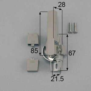トステム(LIXIL) サッシ錠(クレセント)左側用 W-03L-BZLV【CP】