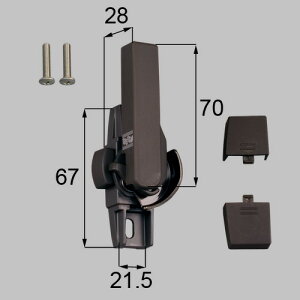 トステム(LIXIL) サッシ錠(クレセント)右側用 G-02R-BZLV 【CP】