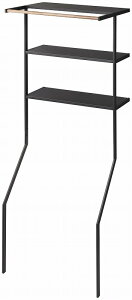 立て掛けランドリーシェルフ タワー 02483 (772483) ランドリーシェルフ tower 洗濯機ラック 壁 ランドリーラック 洗濯機上 スリム おしゃれ 洗面 収納 タオル置き バスタオル置き 洗剤置き 収