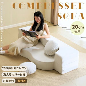 【本日限定★全品5%クーポン!】2人掛けソファベッド フロアソファ コンパクト ローソファ こたつ用 ソファー 1人暮らし マルチに使える クッション付き 座椅子 1人掛け 完成品 運びに便利だ