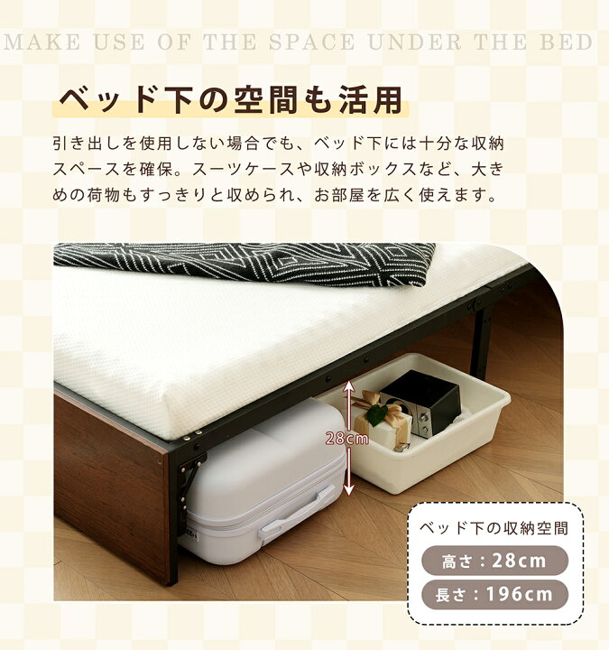楽天市場】パイプベッド 折りたたみ ベッドフレーム シングル 軽量 