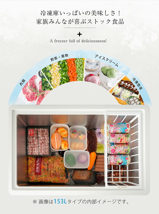楽天市場】【本日限定全品5%クーポン】冷凍庫 90L 家庭用 業務用 