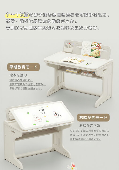 楽天市場】子供机セット キッズデスク チェア&デスク2点セット 