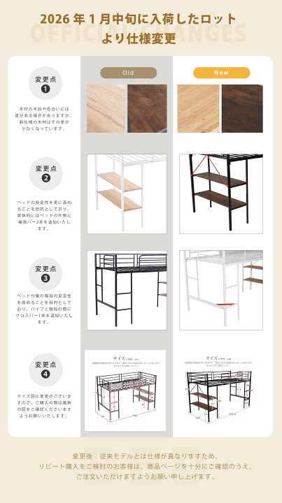 楽天市場】ロフトベッド パイプベッド シングル ベッド シングルベッド 