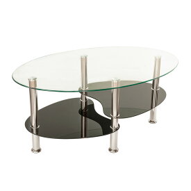 ガラステーブル テーブル ローテーブル センターテーブル ガラス 丸 収納 リビングテーブル 幅80 モダン シンプル 高級感 北欧 コーヒーテーブル