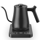 電気ケトル 温度調節 ケトル ポット ドリップケトル 湯沸かしケトル 電子ケトル 1℃単位温度設定 4時間保温機能付き 1.0L コーヒー ステンレス 湯沸かしポット 小型 おしゃれ 紅茶 お茶 空焚き防止 PSE認証済み