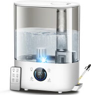 加湿器 大容量 5L【2026年新モデル・多重除菌・加熱式】】ハイブリッド式「超音波式 & 加熱式」上から給…