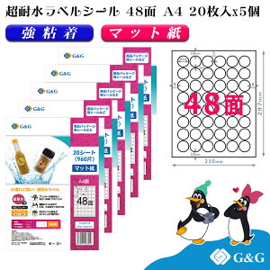 G&G xV[ ϐ }bg A4 100 48 (ی^) 30mm 30mm CNWFbg S h \ pbP[Wx [