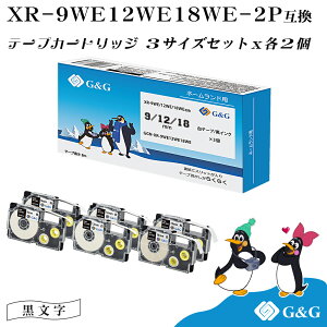 G&G XR-9WE/XR-12WE/XR-18WE 3{Zbg×2 e[v/ 9mm/12mm/18mm 8m l[h ݊e[v JVI xC^[ [ 