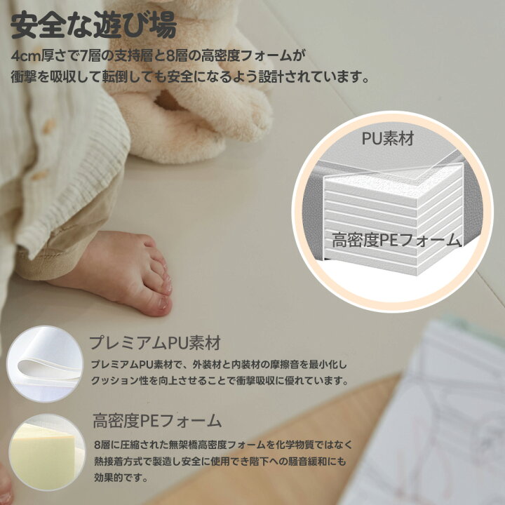 楽天市場】正規代理店 【Caraz】 カラズ 抗菌折りたたみ4段プレイ 