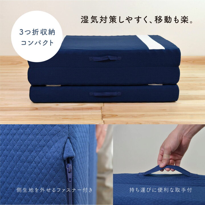 楽天市場】【WEB限定】腰楽寝マットWプロファイル 厚み12cm マットレス 