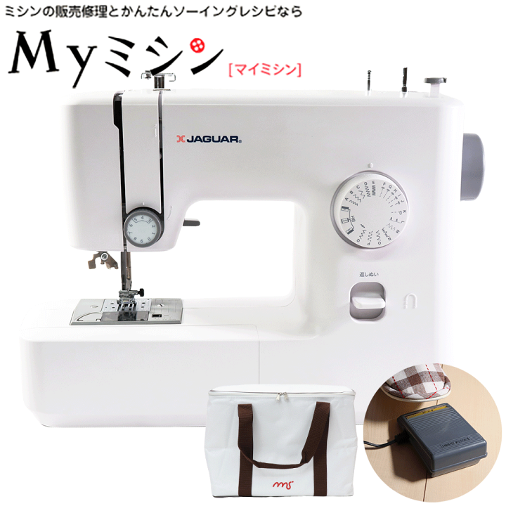 楽天市場】《お買得！》ジャガー KJM-1301/W KJM1301W 電動ミシン 