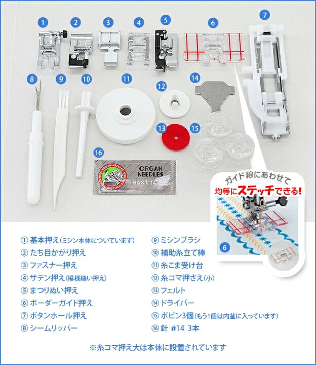 楽天市場】《P10倍！》 ジャノメ コンピューターミシン NP860 【押え圧 