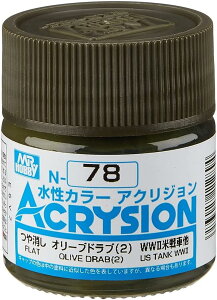 GSI�N���I�X �A�N���W�����J���[ �I���[�u�h���u (2) ����� 10ml �͌^�p�h�� N78