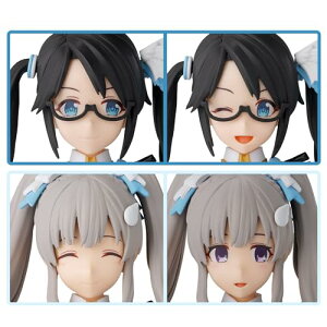 11月再販分 30MS アイドルマスター シャイニーカラーズ オプションヘアスタイル&フェイスパーツセット(三峰結華/幽谷霧子) 色分け済みプラモデル