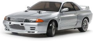1/10 �d��RC�J�[�V���[�Y No.651 NISSAN �X�J�C���C��GT-R (R32) TT-02D�V���[�V �h���t�g�X�y�b�N 58651