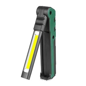 LED作業灯 COBライトUSB充電式 ハンディライト マグネット付き ワークライト 折り畳み式 キャンプ 台風 地震 停電 対策 T 非常用 (ブラック 2個入り)