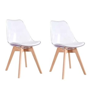 オーエスジェイ(OSJ) ダイニングチェア イームズチェア クッション付き デザイナーズ イームズモダンデザイン 天然木脚 イームズ椅子 北欧 おしゃれ デザイナーズ リプロダクトクッション