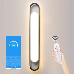 モダンなLEDシーリングライト、28.3インチフラッシュマウントシーリングランプ、40W 6000Kリニアメタル天井シャンデリア照明器具、リビングルーム、ベッドルーム、ダイニングルーム、オフィ