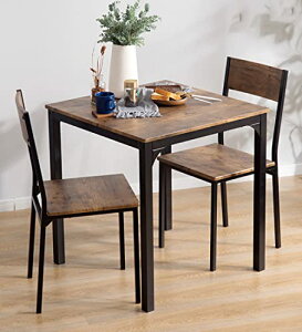 ダイニングテーブルセット 2人 幅70cm 四角いテーブル チェア 3点セット ダイニングテーブル セット 2人用 ダイニングセット テーブル 椅子セット 2人掛け ダイニング3点セット 食卓 ダイニン