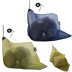 �J���X �悯 ���� �l�b�g �O�p�^ 45L �S�~�� ��1�`2�p ��4mm�ׂ̍����Ԗ� �S�~�܂̏ォ�炩�Ԃ��邾�� �l�b�g���͂ɂ����胍�[�v�� ������t���ł���q���t���ŕ֗� (�u���[)