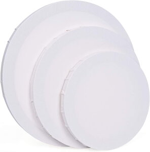 キャンバス キャンバスボード 丸 画材セット【30cm、25cm、20cm】 マルチサイズ 綿化繊 ミニキャンバス 絵画キャンパス 厚手オイル漏れ防止 油絵・アクリル・水彩兼用 部屋飾り 張りキャンバ