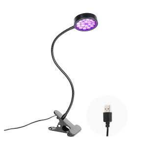LEDubNCg - UVONbvCg 5W USBd ȒP px߉\ 385~400nm LED UVCg o[Cg WpdCg  p[eB[  Xe[WƖ C~l[V 