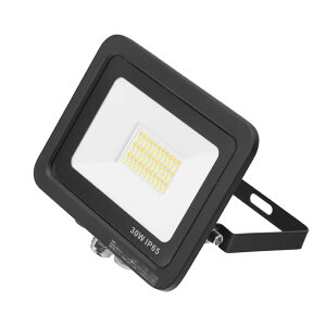 LED投光器 電球色 昼光色 黒 30W IP65 屋内 屋外 防塵 耐塵 防水 LEW030DOUK