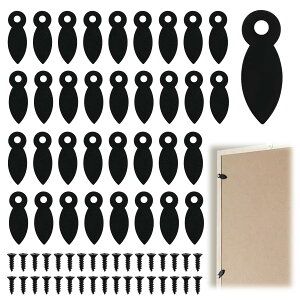 鉄トンボ ステントンボ 100個セット ネジ付き トンボセット 額縁用トンボ 額縁ターンボタンとネジ 額縁用 額縁工作用金具 額縁用部品 裏板留め金具 賞状額縁 絵 写真 フレーム 額縁用バック