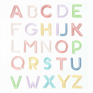 ペーパークリップ【26個入り】ゼムクリップ クリップリング クリップカラークリップファイル分類 ペーパークリップ クリップしおり ペーパーホルダークリップ