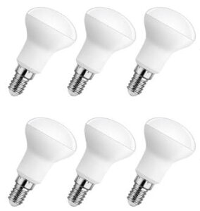 6�����t�����v R50 5W LED �~�j���t�d�� E12���� 2700K�g�F�E�H�[���z���C�g 110-120V ���M�d��50W�`���� �S�z���^�C�v