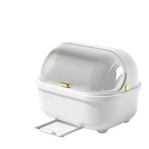 食器収納ボックス 水切りバスケット 防塵水切りラック 蓋付きキッチン水切りラック 食器ドレンバスケット タテ置き 食器皿の水切り台 水切りかご 大容量ストレージ 取り外し可能なデザイ