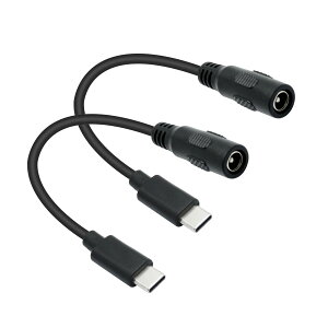 ZDC 5.5mm x 2.1mm - USB CdR[h6C`ADC 5521IX-USB Type CIXvO 5V 3A d[dP[uR[hALEDfXNvA^t@ȂǂUSB Type C@p (2)