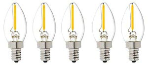 5 LED tBgd C7 1W 60LM E12 2700KgFEH[zCg Md10W` Sz^Cv NVbN g d^d (1W)