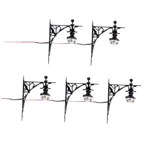 5個 ライト タッチ ランプ ベッドサイド ストリート USB デスク ライト 照明 LED クール ミニチュア 壁 ランプ ボード ガーデン ノン ハウス 187 スケール 壁