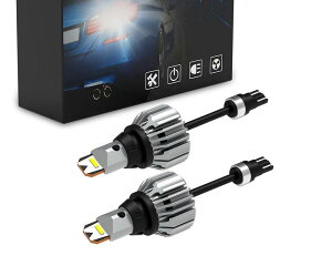 T16 LED�o�b�N�����v ��ޓ� 20W 4000lm ���� DC12V�ԑΉ� DC9-32V �L�����Z���[���� CSP�`�b�v ���� �n�C�p���[ ���ɐ� �z���C�g 6500k 2�Z�b�g