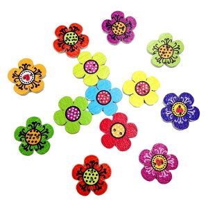 ym[uhiz100pcs D | 20mm lߍ킹 2 Ԃ̌` ؐ{^ Jt {^
