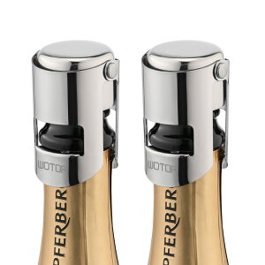 �V�����p���X�g�b�p�[ �X�e�����X�X�`�[�� Prosecco �{�g���X�g�b�p�[ �H�i�O���[�h�̃V���R���� �ė��p�\�ȃV�����p���R���N�Z�[�o�[ �R��h�~ �t���b�V���ȏ�Ԃ�ۂ� (�V���o�[ 2�p�b