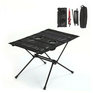 �L�����v �e�[�u�� �܂肽���݃e�[�u�� �h�����N�z���_�[�t�� �|�[�^�u�� �R���p�N�g �o�[�x�L���[ �s�N�j�b�N �A�E�g�h�A �ݒu�ȒP �y�� �d����0.65kg �A���~�� �ω׏d20kg ���[�o�b�O�t�� �o