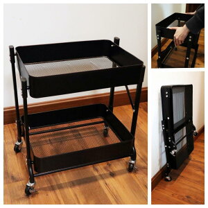 �L�b�`�����S�� �܂��� 2�i�^�C�v �ω׏d40KG ��46cm ���s30cm ����51cm �V���v�����[���S�� �X�`�[�����{�f�B �L���X�^�[�t�� �X���[�X�ړ� �݂艺���J�b�v �t�b�N�������[ �g�����i �u���b�N