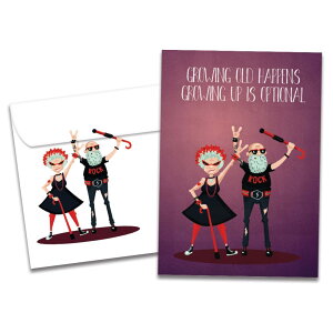 �a�����O���[�e�B���O�J�[�h �G�R�t�����h���[ �č��� 100%�Đ��� 5�C���`x7�C���` Growing Old (GO61229)