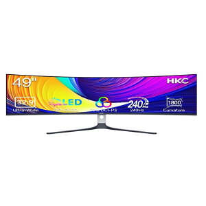 HKC �Q�[�~���O���j�^�[ GS49UK ���K�i GS49UK 6940017325922 Gaming Monitor �f�B�X�v���C PC �p�\�R��