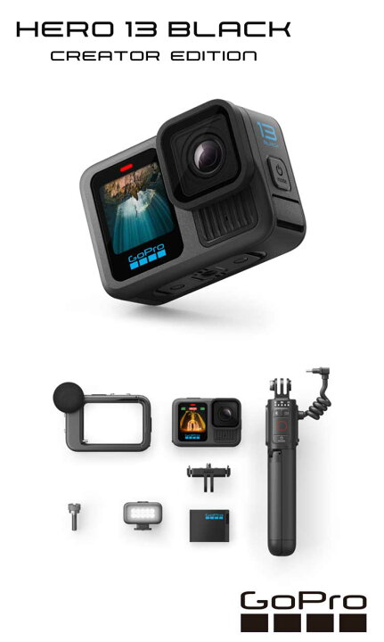楽天市場】GoPro 超小型 アクションカメラ HERO13 BLACK クリエイター 